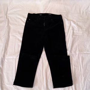 AG the Prima ankle black cords in Size 27R